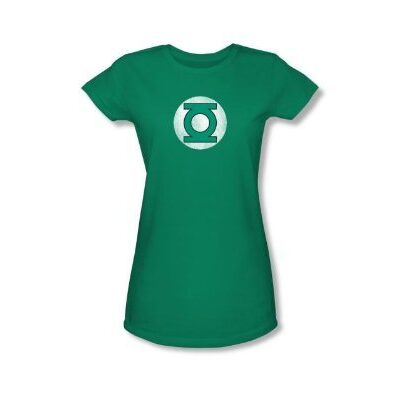 Green Lantern Distressed Logo Kelly T-shirt