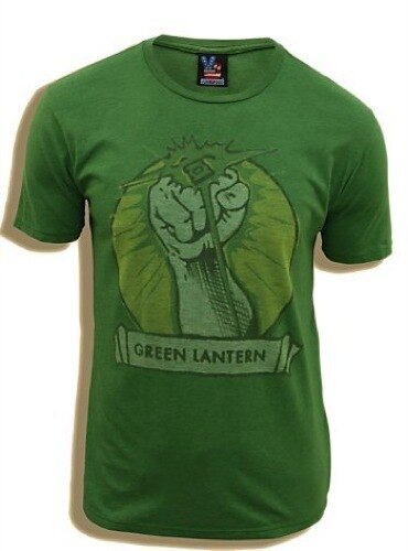 Green Lantern Fist Adult T-shirt