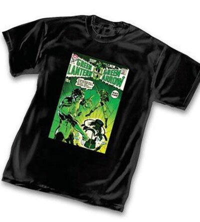 Green Lantern vs Green Arrow Comic Strip T-shirt
