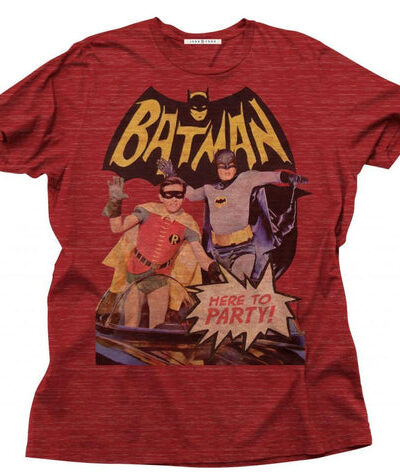 Junk Food Batman & Robin Here to Party T-Shirt