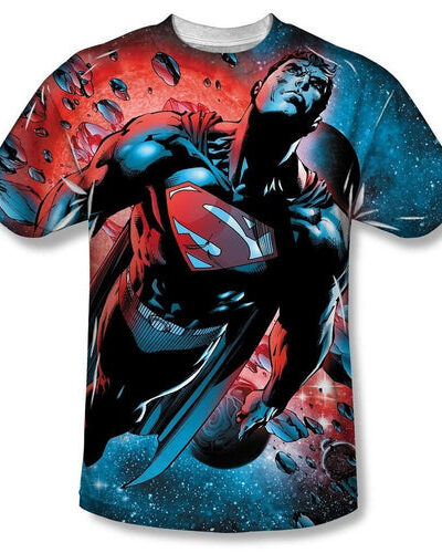 Superman Adult Sublimated T-Shirt