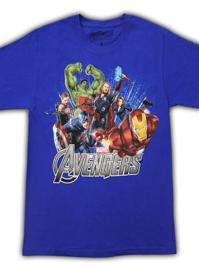 The Avengers Team Superglow Youth T-Shirt