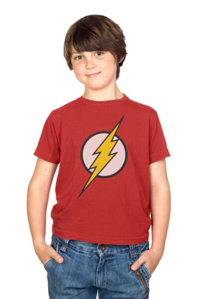 The Flash Lightning Bolt Logo Youth T-shirt