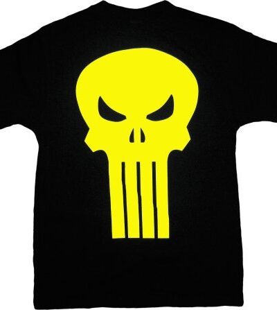The Punisher Yellow Skull Logo T-shirt