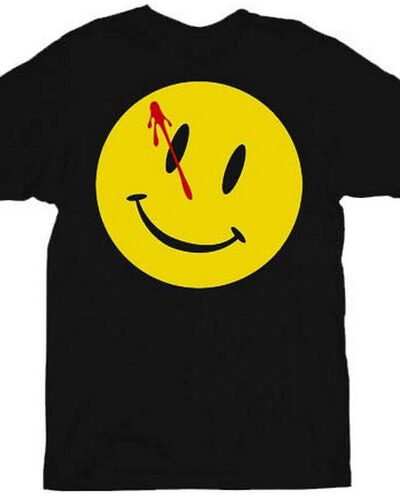 Watchmen Bloody Smiley Face T-shirt Tee
