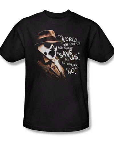 Watchmen Rorschach Save Us and I’ll Whisper No T-Shirt