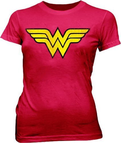 Wonder Woman Distressed Logo T-shirt