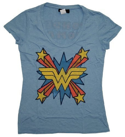 Wonder Woman The Skipper Logo Scoop Neck T-shirt