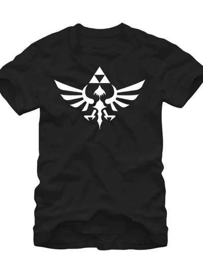 Nintendo Legend of Zelda Triumphant Triforce Black T-Shirt