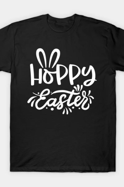Hoppy Easter Bunny Ears Happy Easter Sunday Women & Girls T-Shirt