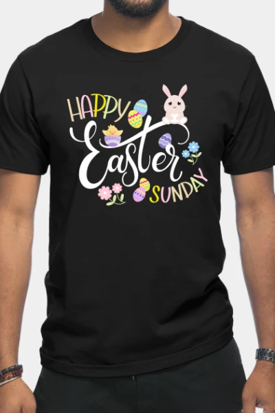 Cute Happy Easter Sunday 2022 T-Shirt