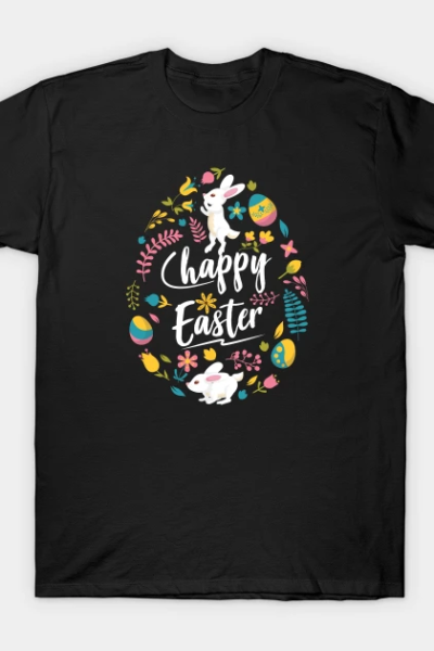 Happy Easter Festival Holiday Bunny Rabbit Sunday Romans Calvary Gift T-Shirt