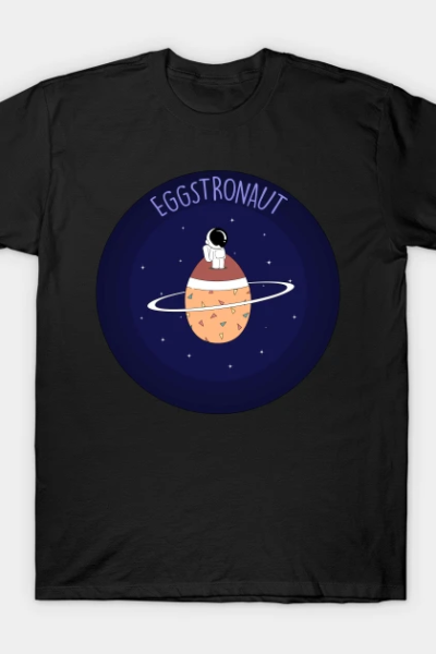Astronaut in Egg Planet Easter for Easter Egg T-Shirt