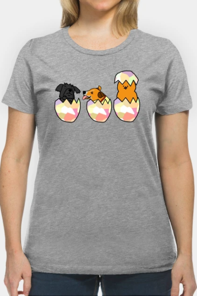 Easter Egg Surprise Puppies and Chicken T-Shirt