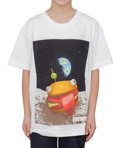Fortnite Durrr Burger Space Youth White T-shirt