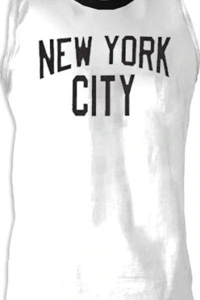 NYC New York City Walls and Bridges Pose Cut-Off T-shirt
