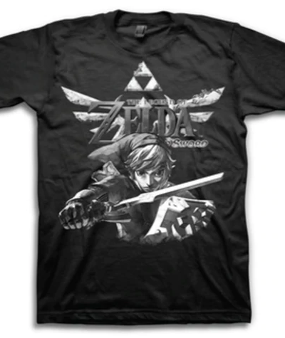 Skyward Sword Action Triforce T-shirt