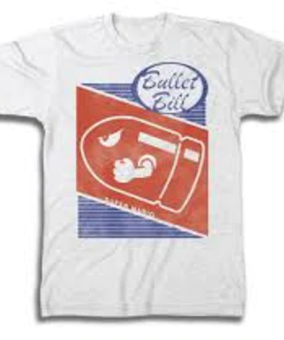 Super Mario Bros Bullet Bill T-shirt