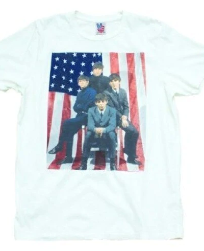 The Beatles American Flag Sugar T-shirt