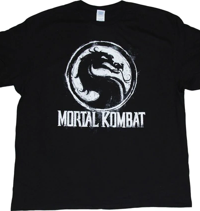 Mortal Kombat Tournament Chalk Logo T-shirt
