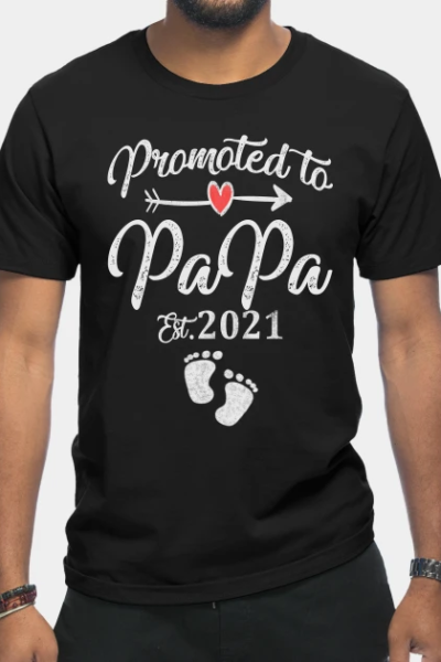 Promoted to papa 2021 T-Shirt