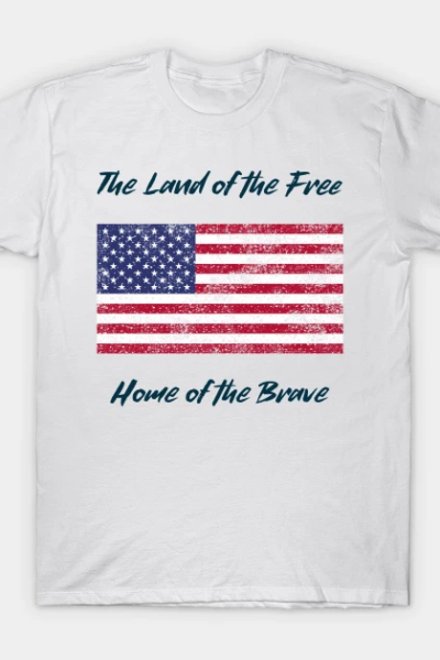 The Land of the Free 4th of July T-Shirt
