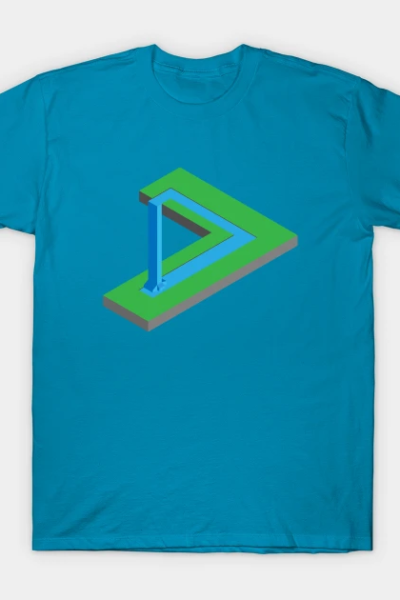 Low-poly Waterfall T-Shirt