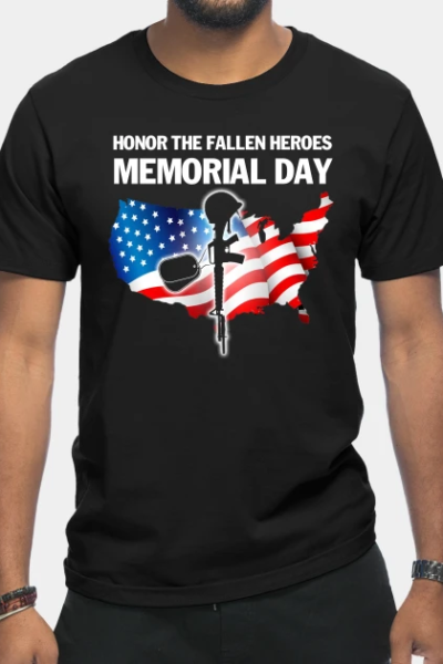 Honor The Fallen Heroes Memorial Day T-Shirt