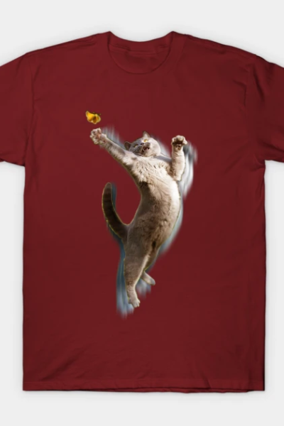 Jumping cat T-Shirt
