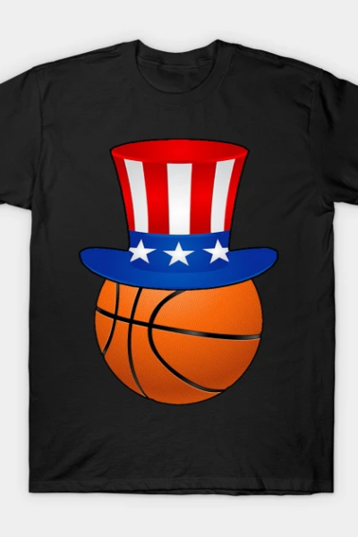 Basketball 4th of july T-Shirt