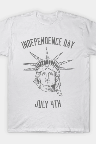 Merica Statue Of Liberty 4th Of July T-Shirt