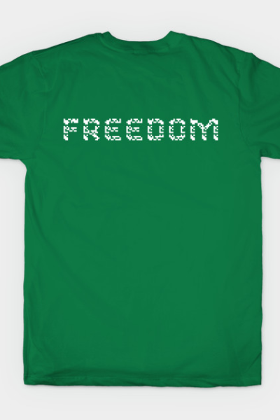FREEDOM INDEPENDENCE DAY 4TH OF JULY BACK-PRINT T-Shirt