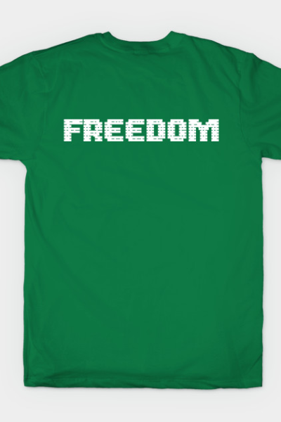 FREEDOM INDEPENDENCE DAY 4TH OF JULY BACK-PRINT T-Shirt