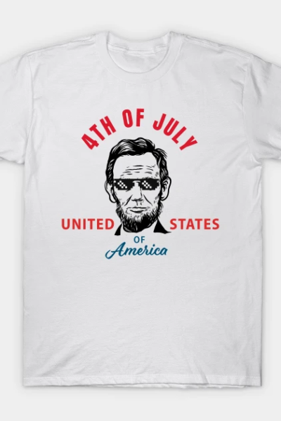 4th of july abraham T-Shirt