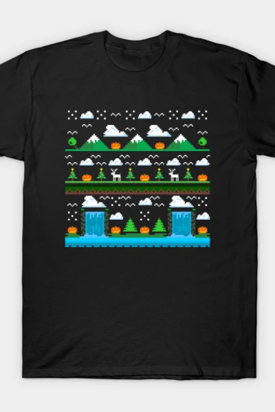 Landscape pixel T-Shirt