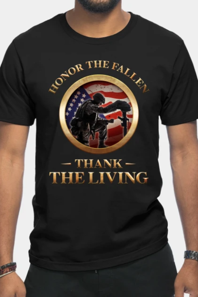 Honor the fallen thank the living memorial day T-Shirt