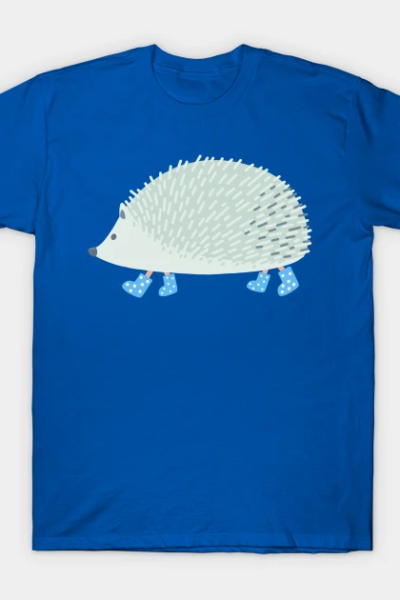Dapper Hedgehogs – Boots T-Shirt