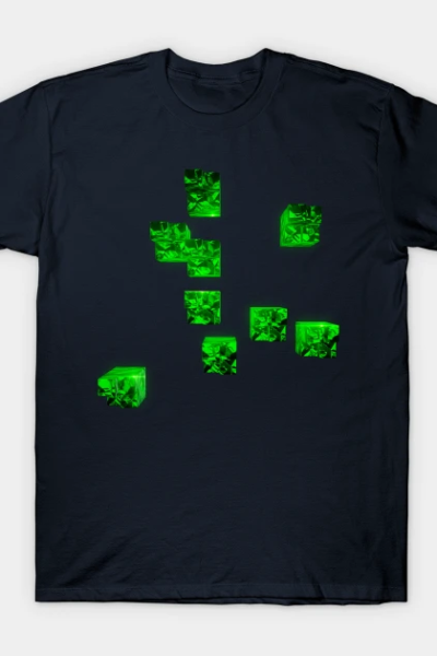 Emerald Ore – 3D T-Shirt