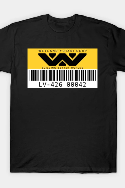 Weyland Yutani Asset tag T-Shirt