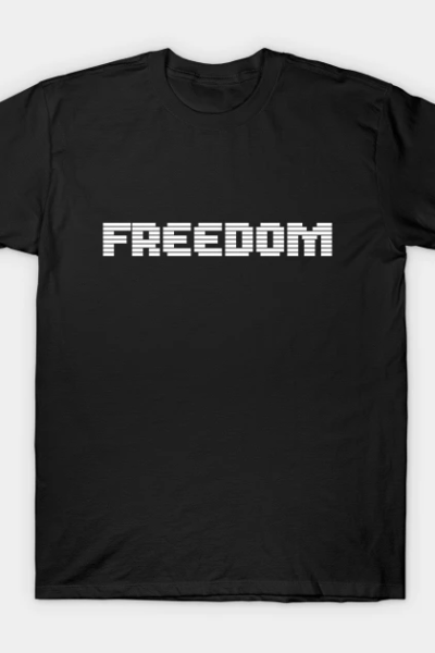 FREEDOM INDEPENDENCE DAY 4TH OF JULY FRONT-PRINT T-Shirt