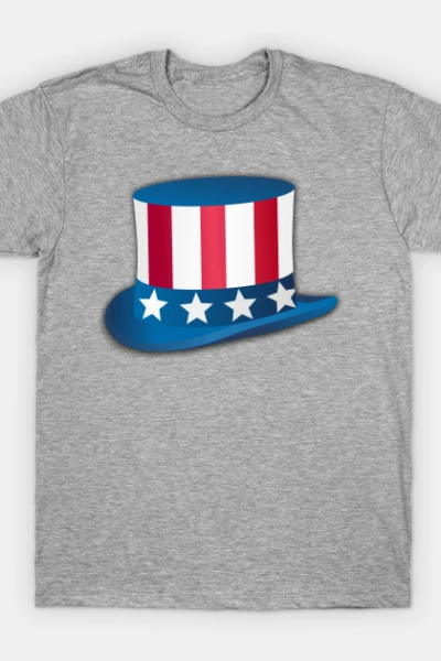 Stars and Stripes Hat T-Shirt