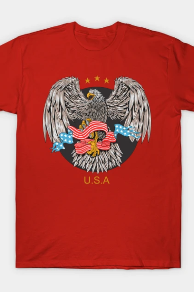 4th Of July – USA Eagle T-Shirt