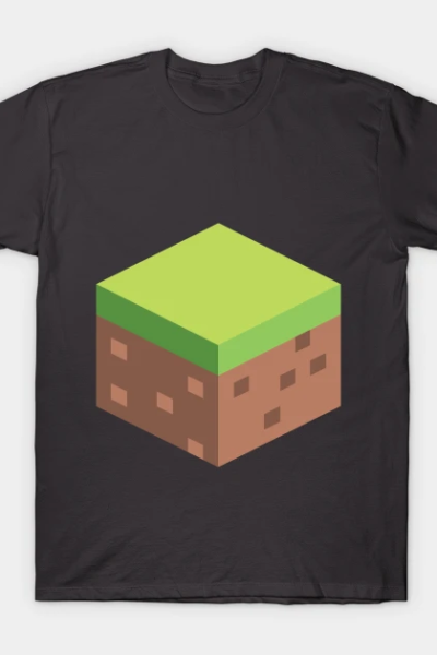 Minecraft Dirt Cube T-Shirt