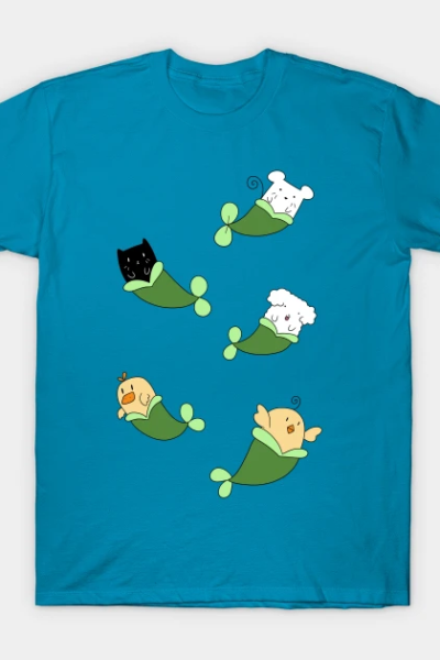 Mermaid Animals T-Shirt
