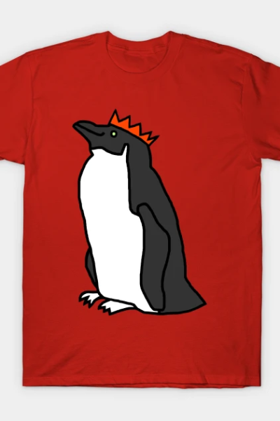 Penguin wearing a Party Hat T-Shirt