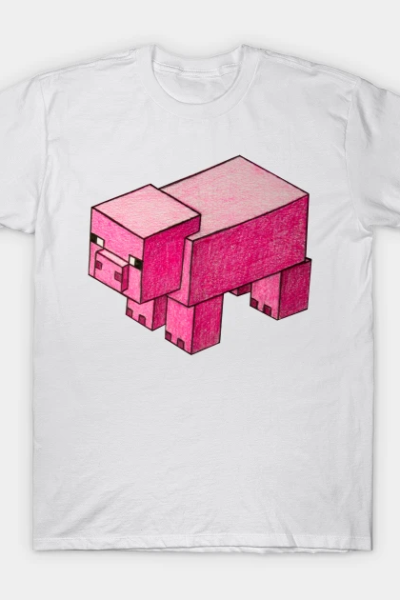 Minecraft Pig T-Shirt