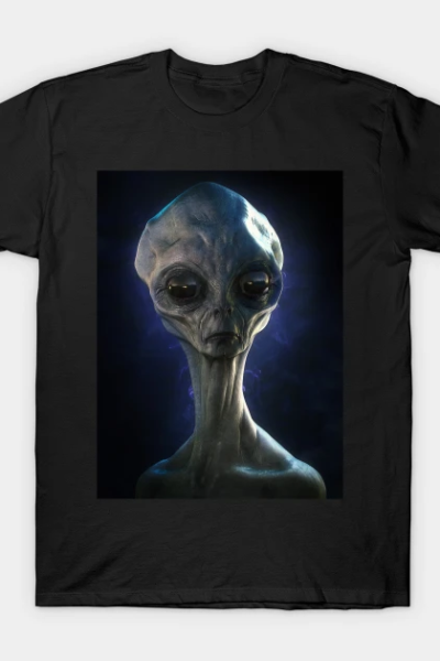 Zeta Alien looking T-Shirt