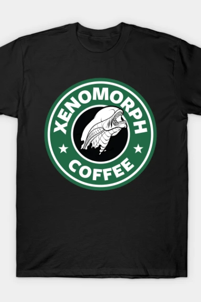 Alien Xenomorph Coffee Starbucks T-Shirt