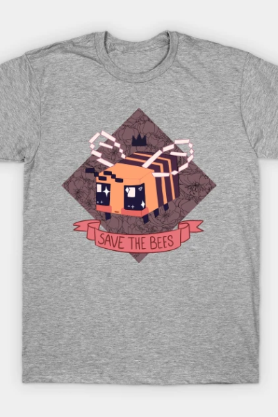 Save the Minecraft Bees T-Shirt