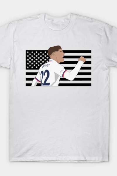 Christian Pulisic US Flag T-Shirt